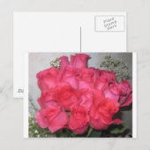 バラ ポストカード (正面/裏面)