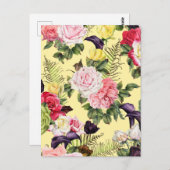 バラ ポストカード (正面/裏面)