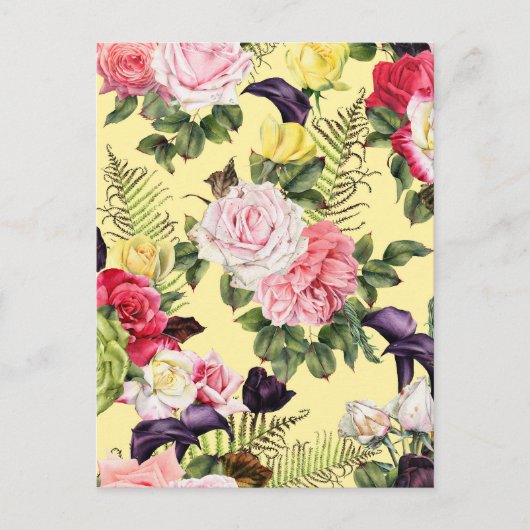 バラ ポストカード (正面)