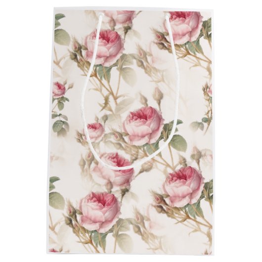 バラ ミディアムペーパーバッグ (裏面)