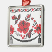 バラ メタルオーナメント (左)