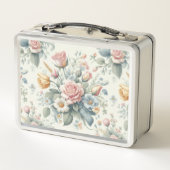 バラ メタルランチボックス (裏面)