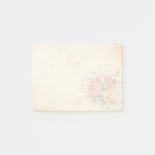 バラ – メモ ポストイット (正面)