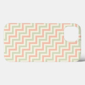 バラ&モスシェブロンパターンiPadケース Case-Mate iPhoneケース (裏面 (横))