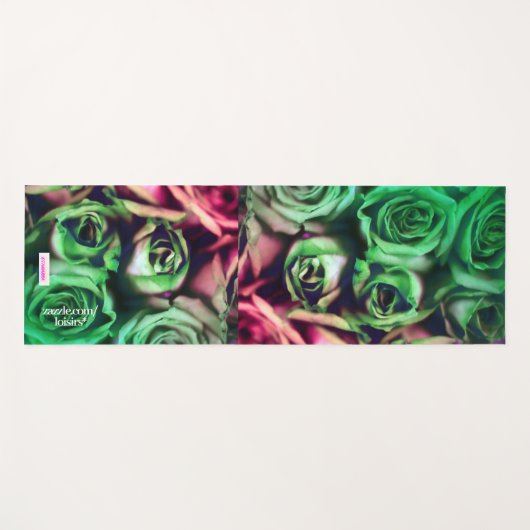 バラ ヨガマット (正面(横))