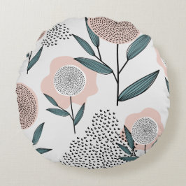 バラ ラウンドクッション