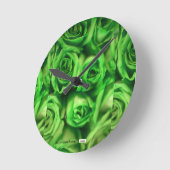 バラ ラウンド壁時計 (傾斜)