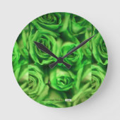 バラ ラウンド壁時計 (正面)