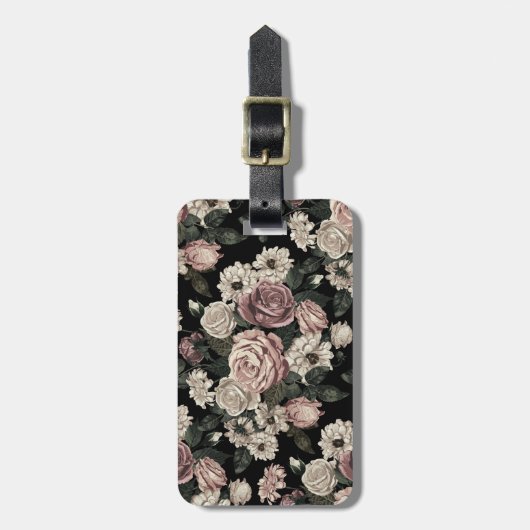 バラ ラゲッジタグ (正面縦)