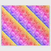 バラ ラッピングペーパー (フラット)