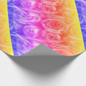 バラ ラッピングペーパー (角)