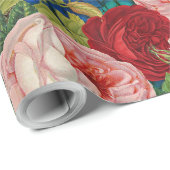 バラ ラッピングペーパー (ロールコーナー)