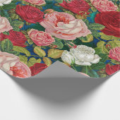バラ ラッピングペーパー (角)