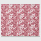 バラ ラッピングペーパー (フラット)