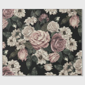 バラ ラッピングペーパー (フラット)