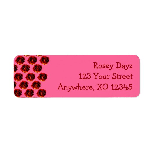 バラ ラベル (正面)