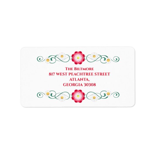 バラ ラベル (正面)