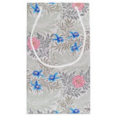 バラ・ラークスパー、ウィリアム・モリス スモールペーパーバッグ (裏面)