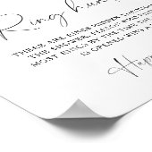 バラ-リングや輪狩りブライダルシャワーゲーム ポスター (角)