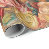 バラ-ルノアール印象派絵を描 ラッピングペーパー (ロールコーナー)