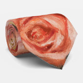 バラ:ルノアール印象派絵画のネックタイ ネクタイ (ロール)