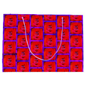 バラ・レッド・ラブ・ノート、 ラージペーパーバッグ (裏面)