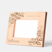 バラ レーザー彫刻フレーム (左)