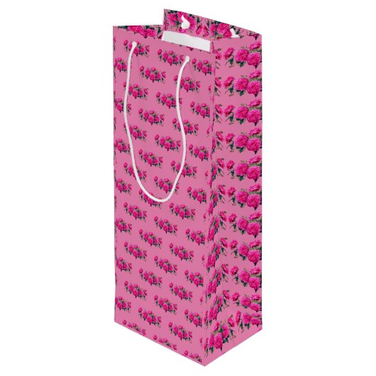 バラ – ワインサプライズワイン抱き枕 ワインギフトバッグ (裏面アングル)