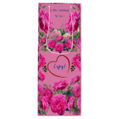 バラ – ワインサプライズワイン抱き枕 ワインギフトバッグ (正面)