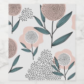 バラ ワインラベル (シングルラベル)