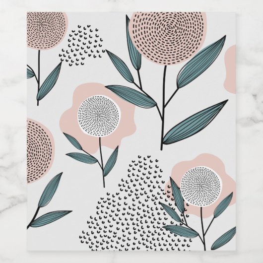 バラ ワインラベル (シングルラベル)