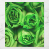 バラ ワインラベル (シングルラベル)