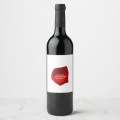 バラ ワインラベル (正面)