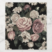 バラ ワインラベル (シングルラベル)