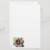 バラ 便箋 (正面/裏面)