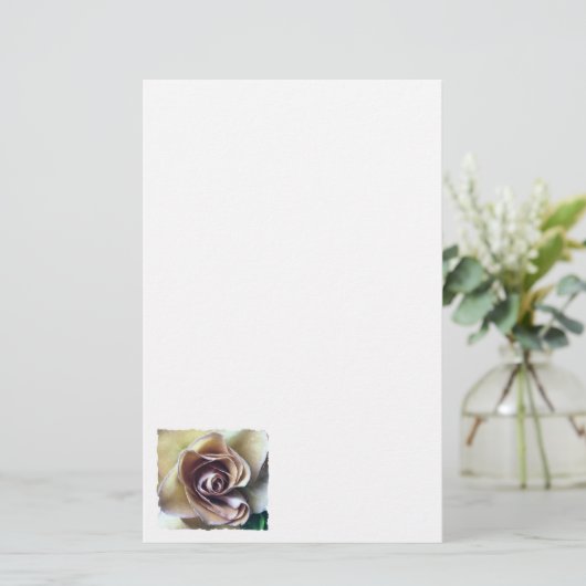 バラ 便箋 (スタンド正面)