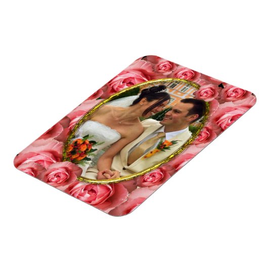 バラ/写真 マグネット (左側)