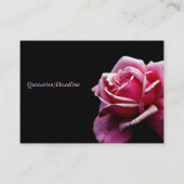 バラ 名刺 (裏面)