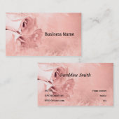 バラ 名刺 (正面/裏面)