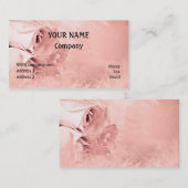 バラ 名刺 (正面/裏面)