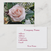 バラ 名刺 (正面/裏面)