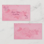 バラ 名刺 (正面/裏面)