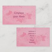 バラ 名刺 (正面/裏面)