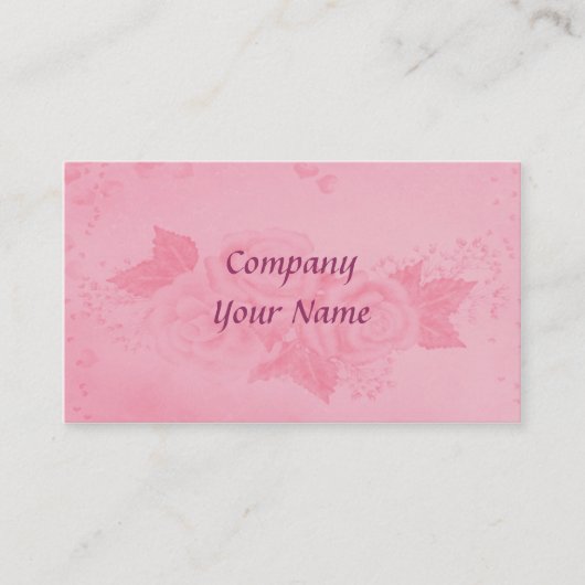 バラ 名刺 (正面)