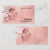 バラ 名刺 (正面/裏面)