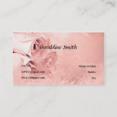 バラ 名刺 (裏面)