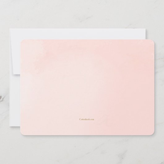 バラ 招待状 (裏面)