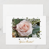 バラ 招待状 (正面/裏面)