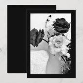 バラ 招待状 (正面/裏面)