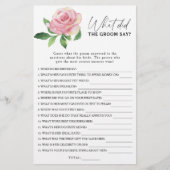 バラ – 新郎は何と言ったブライダルゲーム (正面)